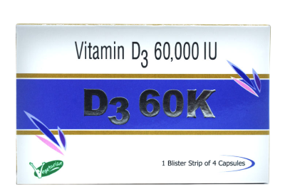 VITAMIN D3 60,000 IU CAPS (D3 60K) 4`S